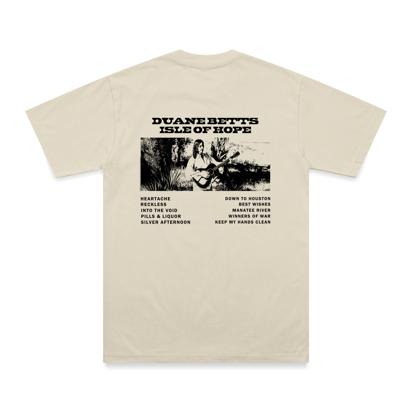 Duane Betts Isle Of Hope Double Sided Track List T-Shirt