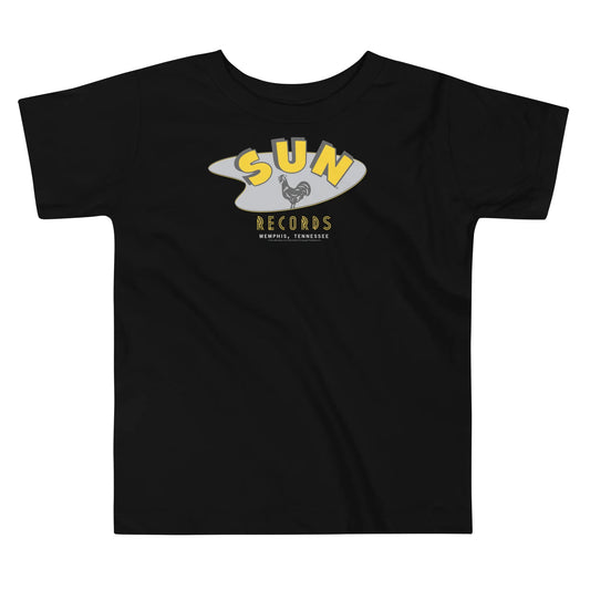 Sun Records Boomerang Toddler T-Shirt black