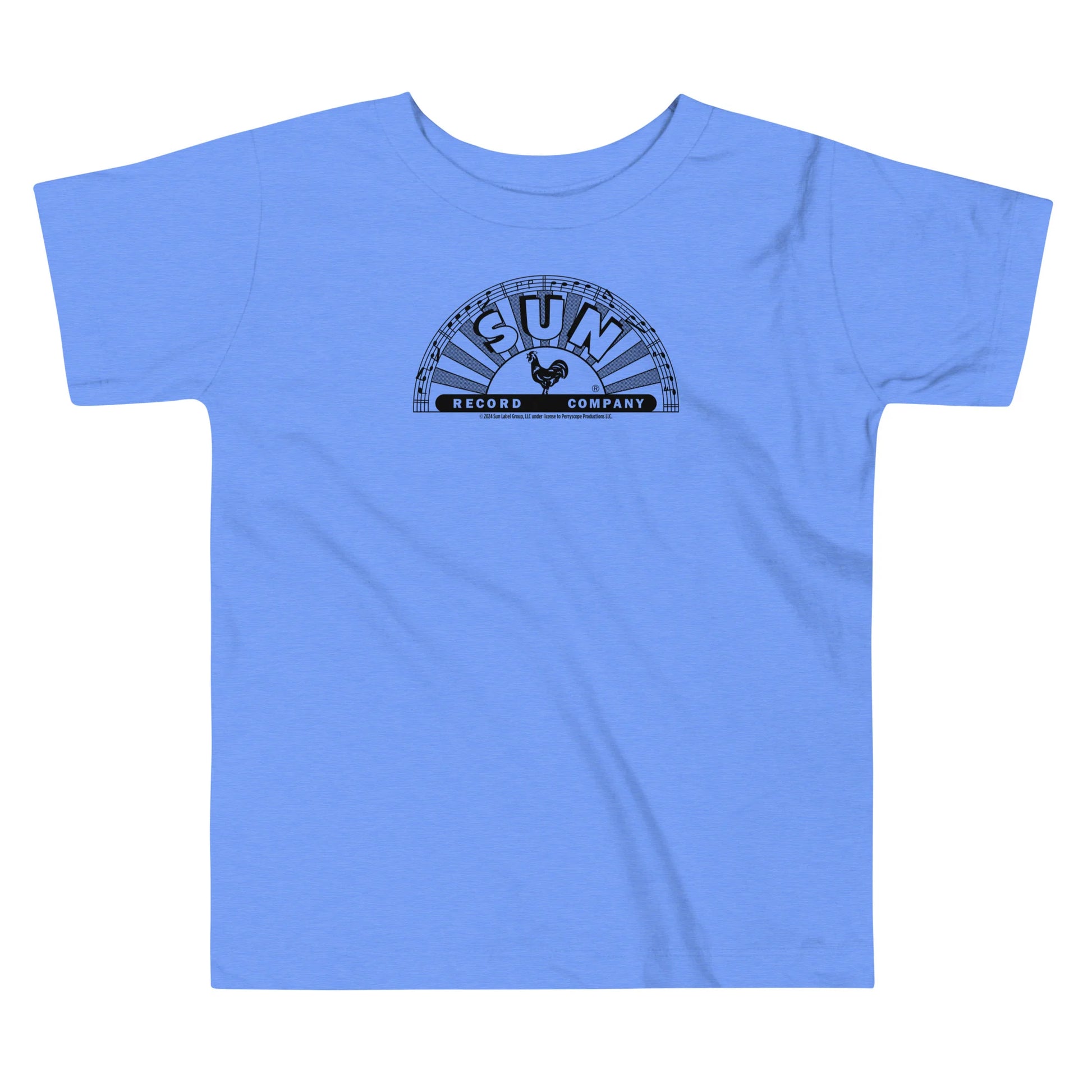 Sun Records Half Logo Toddler T-Shirt blue