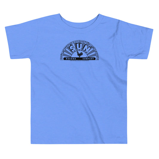 Sun Records Half Logo Toddler T-Shirt blue