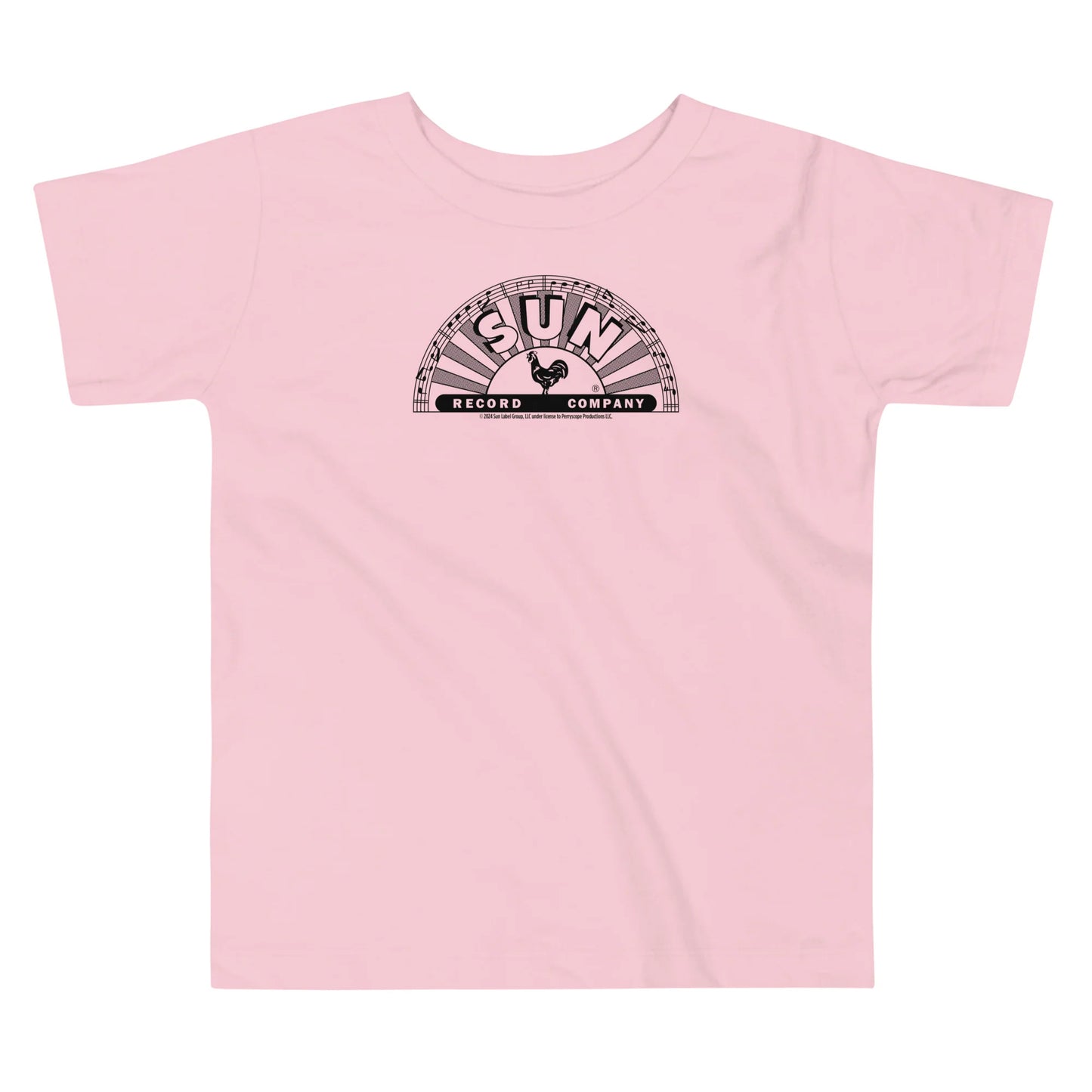 Sun Records Half Logo Toddler T-Shirt pink